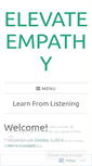 Mobile Screenshot of elevateempathy.com